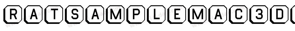 RatsampleMac3D字体转换