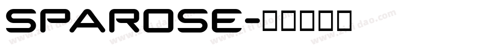 Sparose字体转换