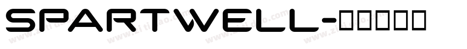 Spartwell字体转换