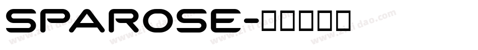 Sparose字体转换
