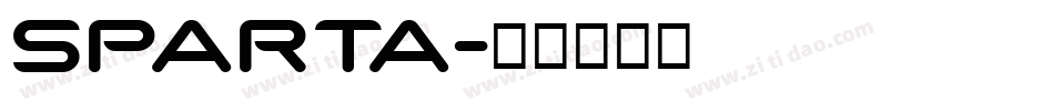 Sparta字体转换