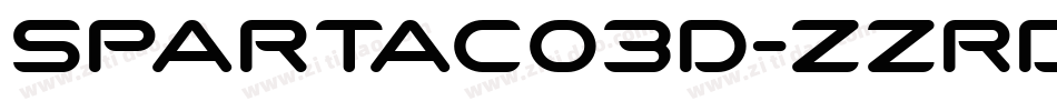 Spartaco3D-zZRD字体转换
