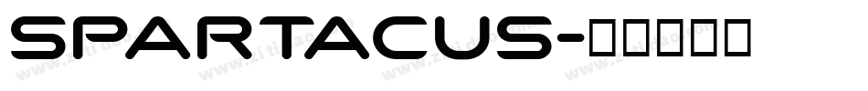 Spartacus字体转换