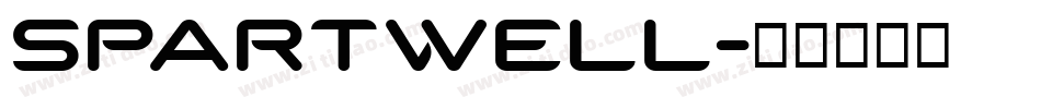 Spartwell字体转换