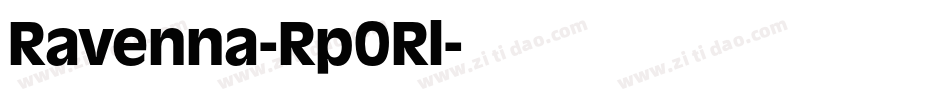 Ravenna-Rp0Rl字体转换