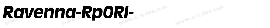 Ravenna-Rp0Rl字体转换