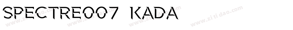 Spectre007-KAdA字体转换