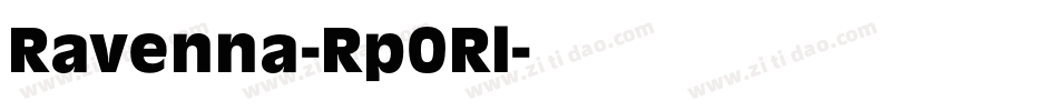 Ravenna-Rp0Rl字体转换