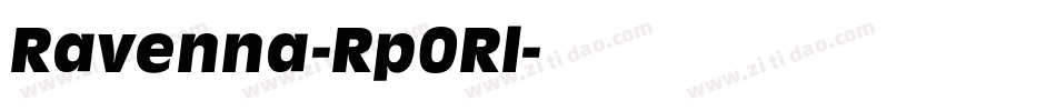 Ravenna-Rp0Rl字体转换
