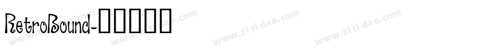 RetroBound字体转换