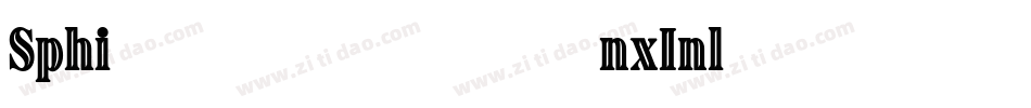 SphinxInline字体转换