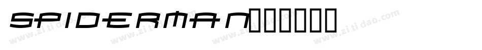 Spiderman字体转换