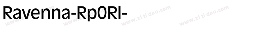 Ravenna-Rp0Rl字体转换