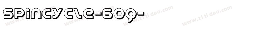 SpinCycle-6oq字体转换