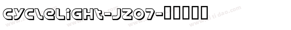 CycleLight-JzO7字体转换