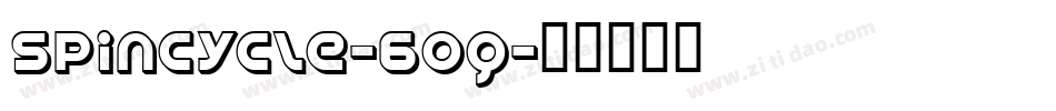 SpinCycle-6oq字体转换