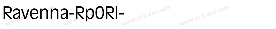 Ravenna-Rp0Rl字体转换