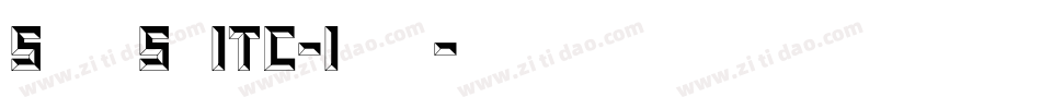 SpiritScfITC-Italic字体转换