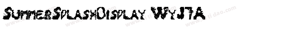 SummerSplashDisplay-WyJ7A字体转换