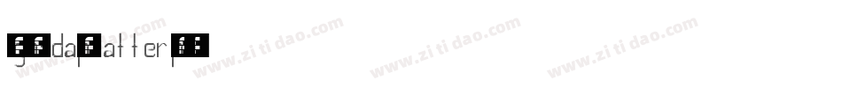BigLoadaSplatter-ZpPZ字体转换