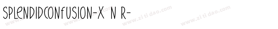 SplendidConfusion-x3n1R字体转换