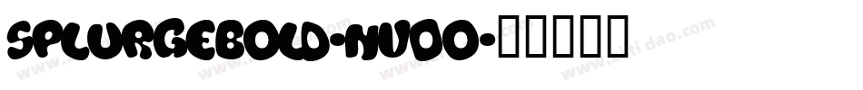 SplurgeBold-nv0O字体转换