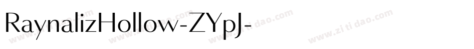 RaynalizHollow-ZYpJ字体转换