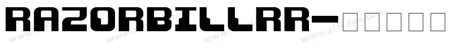 RazorBillRR字体转换