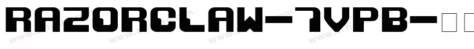 Razorclaw-7vpB字体转换