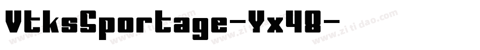 VtksSportage-Yx48字体转换