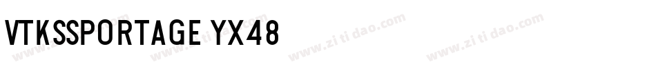 VtksSportage-Yx48字体转换