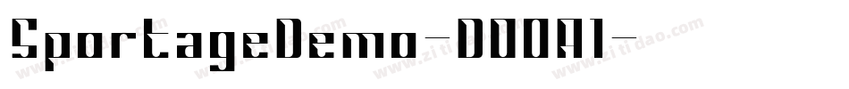 SportageDemo-DO0A1字体转换