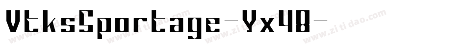 VtksSportage-Yx48字体转换