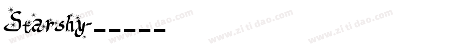 Starshy字体转换