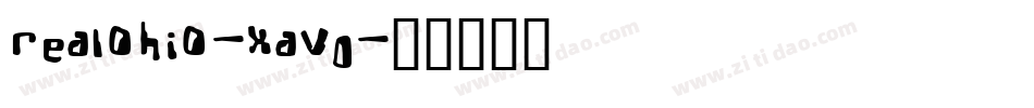 RealOhio-xav0字体转换