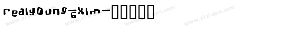 RealYoung-6XLM字体转换