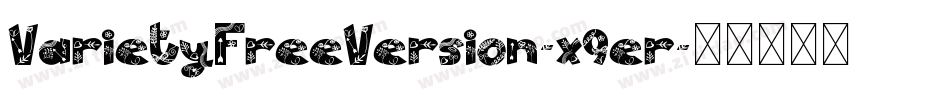 VarietyFreeVersion-x9er字体转换