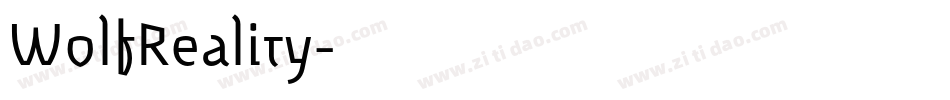 WolfReality字体转换