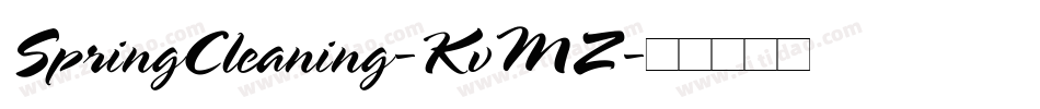SpringCleaning-KvMZ字体转换