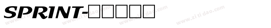 SPRINT字体转换