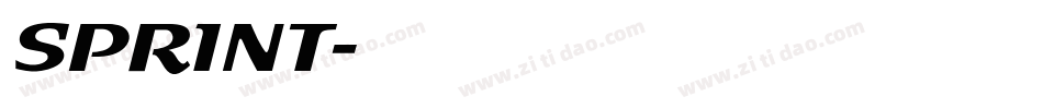 SPRINT字体转换