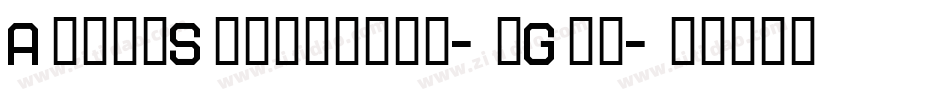 AlphaSilouette-1G40字体转换
