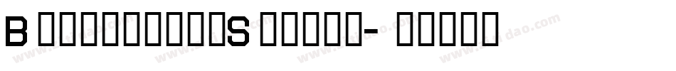 BackspacerSquare字体转换
