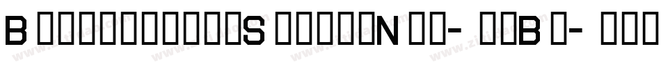 BrightontwoSquareNbp-wvB8字体转换