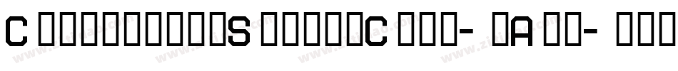 CygnushandSquareCaps-7Ag4字体转换