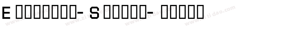 Eleventh-Square字体转换