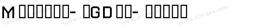 Mtrslab-1GD40字体转换