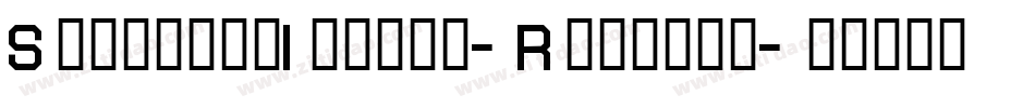 Square40Inline-Regular字体转换