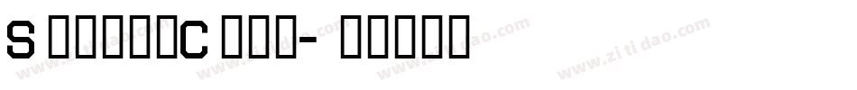 SquareCaps字体转换
