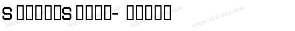 SquareSerif字体转换